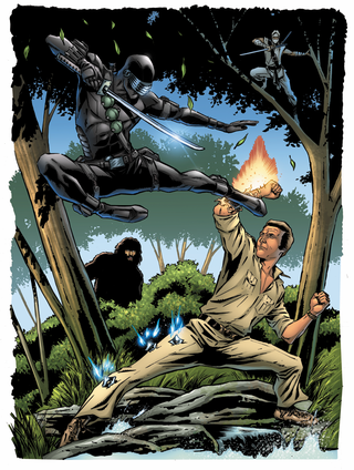 Illustration for article titled G.I. Joe's Next Comic Book Opponent Is... The Six Million Dollar Man?!